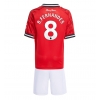 Manchester United Bruno Fernandes #8 Domaci Dres za djecu 2025-26 Kratak Rukav (+ Kratke hlače) Manchester United Bruno Fernandes #8 Domaci Dres za djecu 2025-26 Kratak Rukav (+ Kratke hlače)